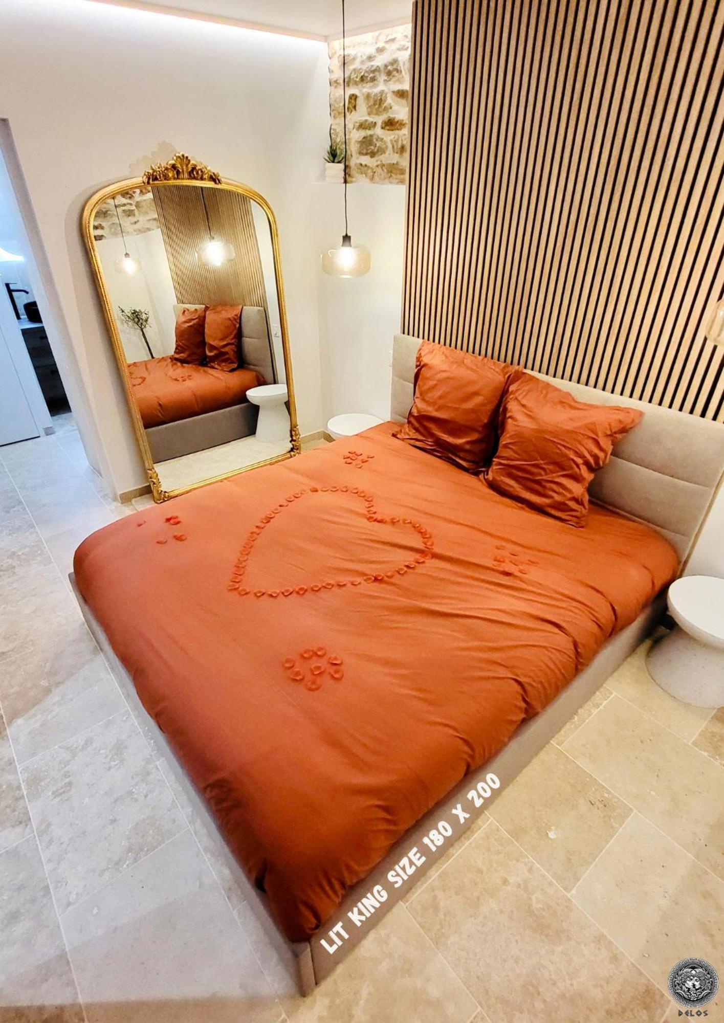 - La Suite Delos - Jacuzzi 2 Places - Centre Ville A Pied - Lit Queen Size - Parking Privee - Wifi - City Center Within Walking Distance - Quimper Kültér fotó